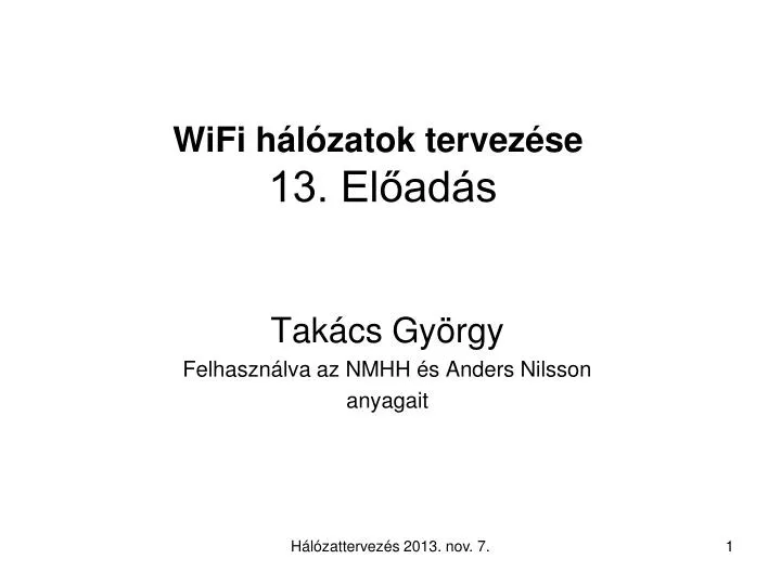 wifi h l zatok tervez se 13 el ad s