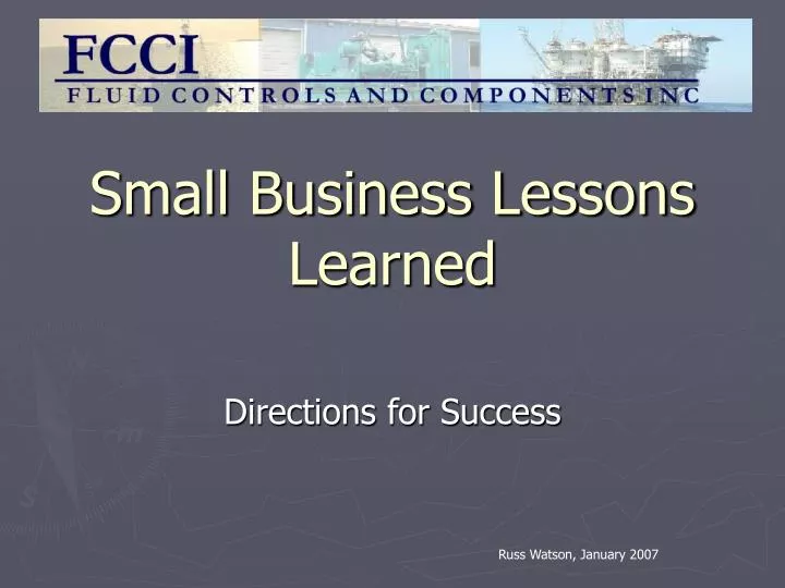 small business lessons learned