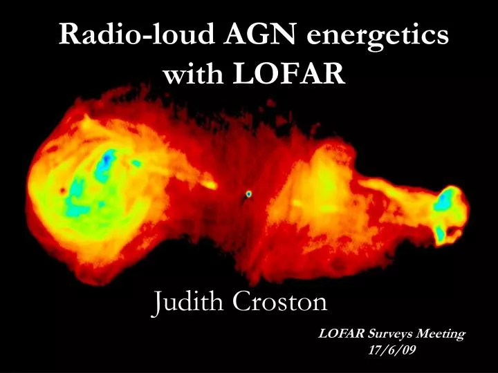 radio loud agn energetics with lofar