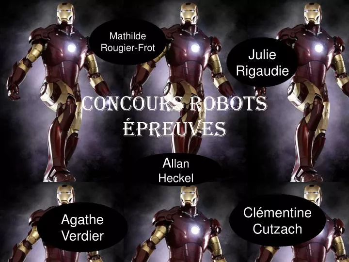 concours robots preuves