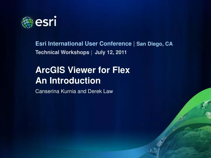 arcgis viewer for flex an introduction