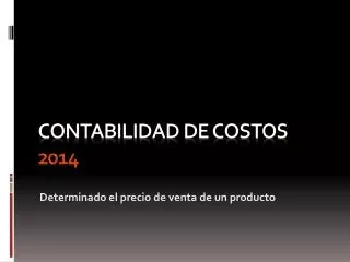 contabilidad de costos 2014