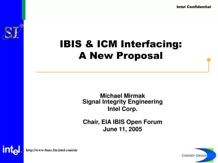 ibis icm interfacing a new proposal