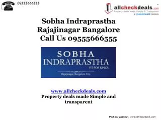 Sobha Indraprastha New Project In Bangalore