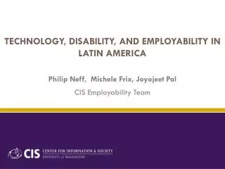 Technology, Disability, and Employability in Latin America