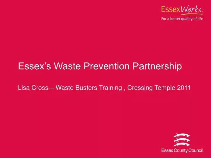 essex s waste prevention partnership