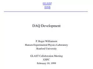DAQ Development