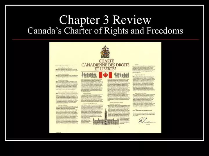 chapter 3 review canada s charter of rights and freedoms