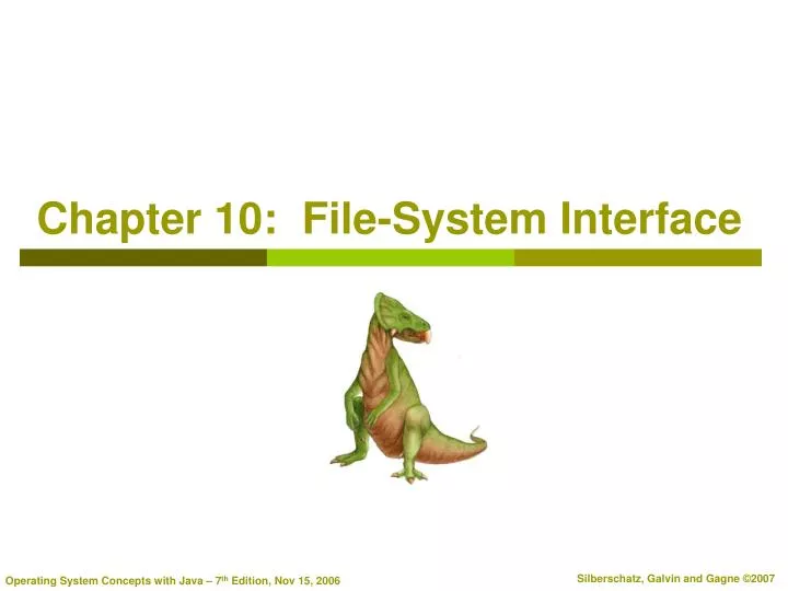 chapter 10 file system interface