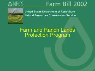 Farm and Ranch Lands Protection Program