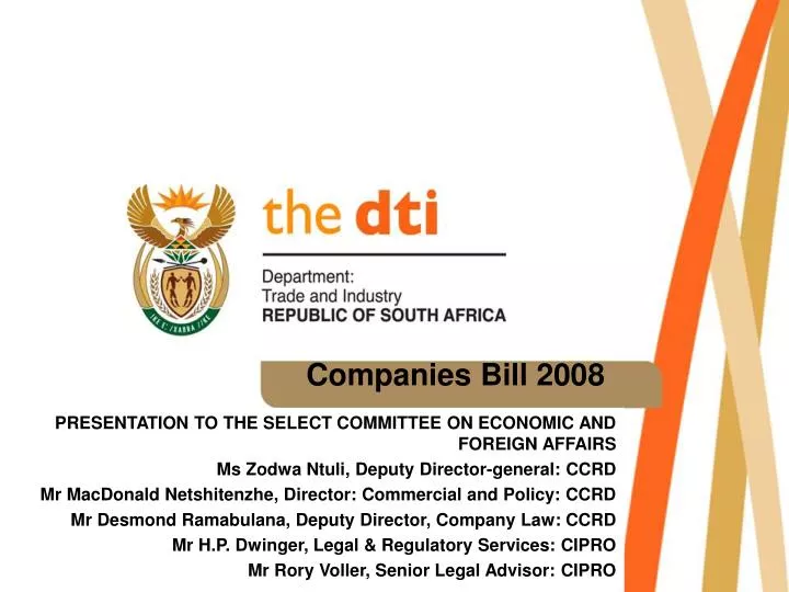 companies bill 2008