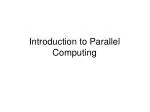 Introduction to Parallel Computing - slide 1