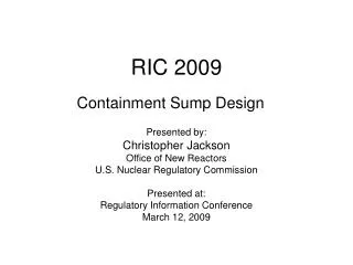 RIC 2009