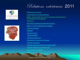 relations ext rieures 2011