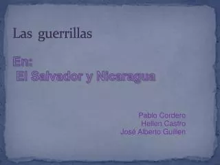 las guerrillas