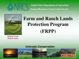 United States Department of Agriculture Natural Resources Conservation Service