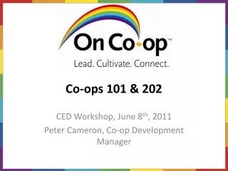 Co-ops 101 &amp; 202