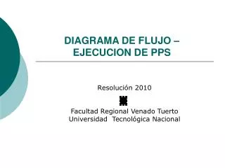 diagrama de flujo ejecucion de pps