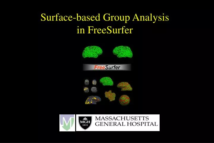 surface based group analysis in freesurfer