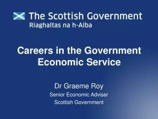 Careers in the Government Economic Service