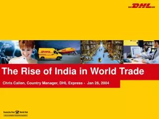 The Rise of India in World Trade