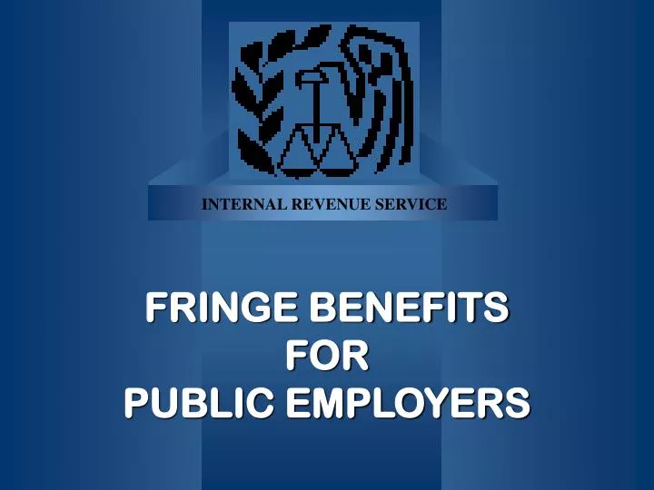 fringe benefits for public employers