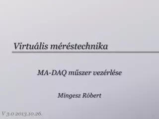 virtu lis m r stechnika