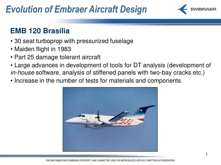 evolution of embraer aircraft design