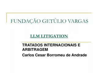 funda o get lio vargas llm litigation