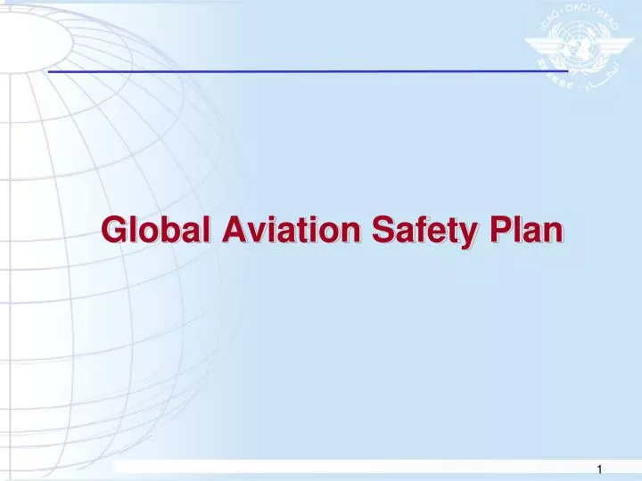 global aviation safety plan
