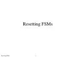Resetting FSMs - slide 1
