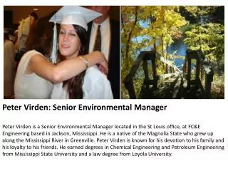 Peter Virden: Senior Environmental Manager