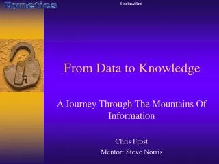 From Data to Knowledge