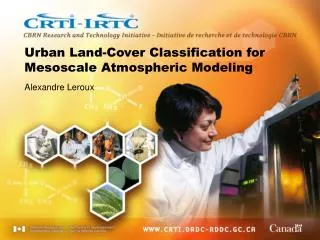 Urban Land-Cover Classification for Mesoscale Atmospheric Modeling