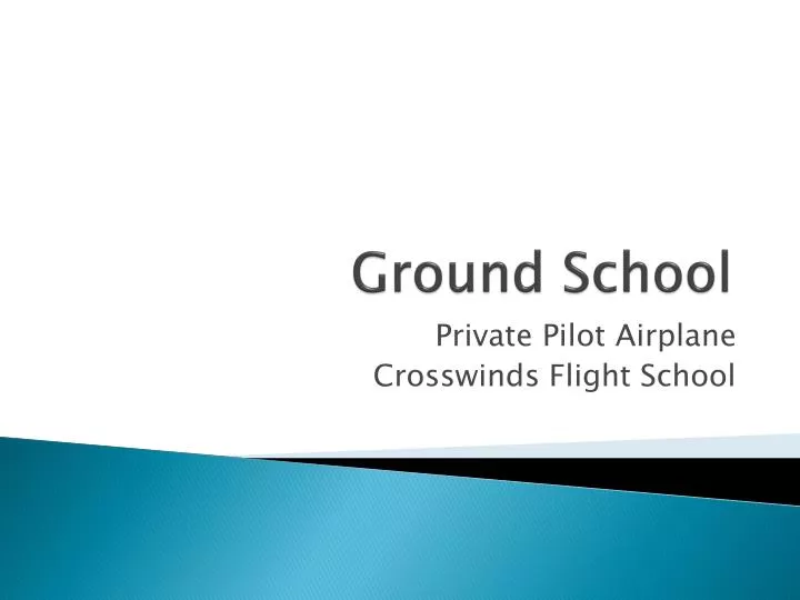 ground school