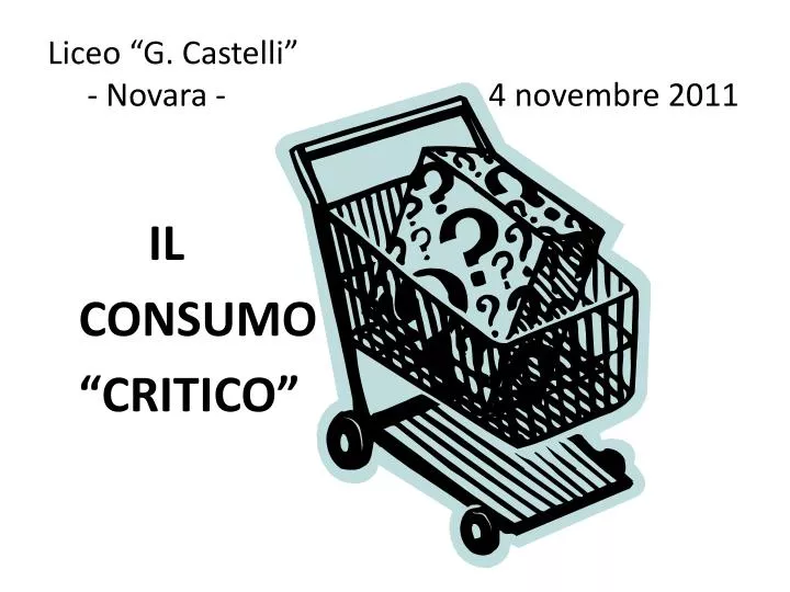 liceo g castelli novara 4 novembre 2011