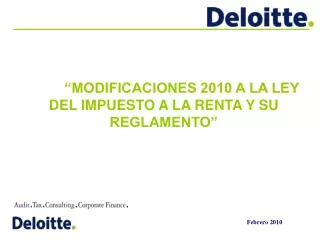 febrero 2010