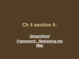 ch 4 section 4