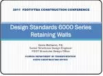 Design Standards 6000 Series Retaining Walls