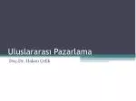 Uluslararası Pazarlama - slide 1