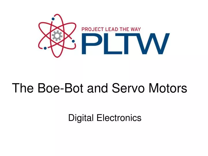 the boe bot and servo motors