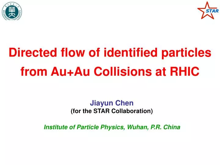 directed flow of identified particles from au au collisions at rhic