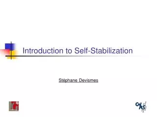 Introduction to Self-Stabilization