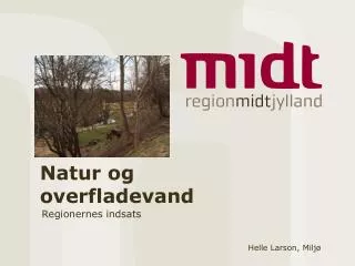 natur og overfladevand