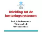 Inleiding tot de besturingssystemen - slide 1