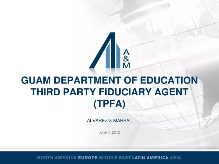 guam department of education third party fiduciary agent tpfa