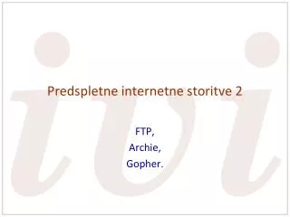 predspletne internetne storitve 2