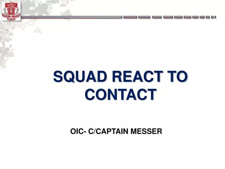 squad react to contact
