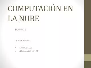 computaci n en la nube