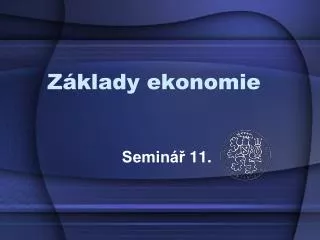 z klady ekonomie